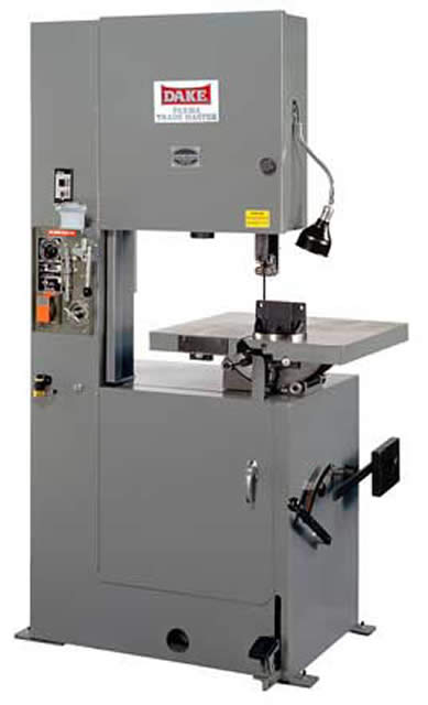 19" DAKE ... VERTICAL BANDSAW ... BLADE WELDER